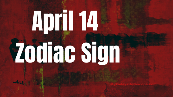 april 14 sign
