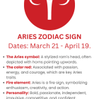 aries zodiac sign ram