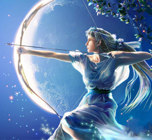 To use the bow and arrow, Artemis had to be in a proper psychological state.