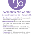 Capricorn zodiac sign goat