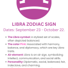 Libra zodiac sign scales