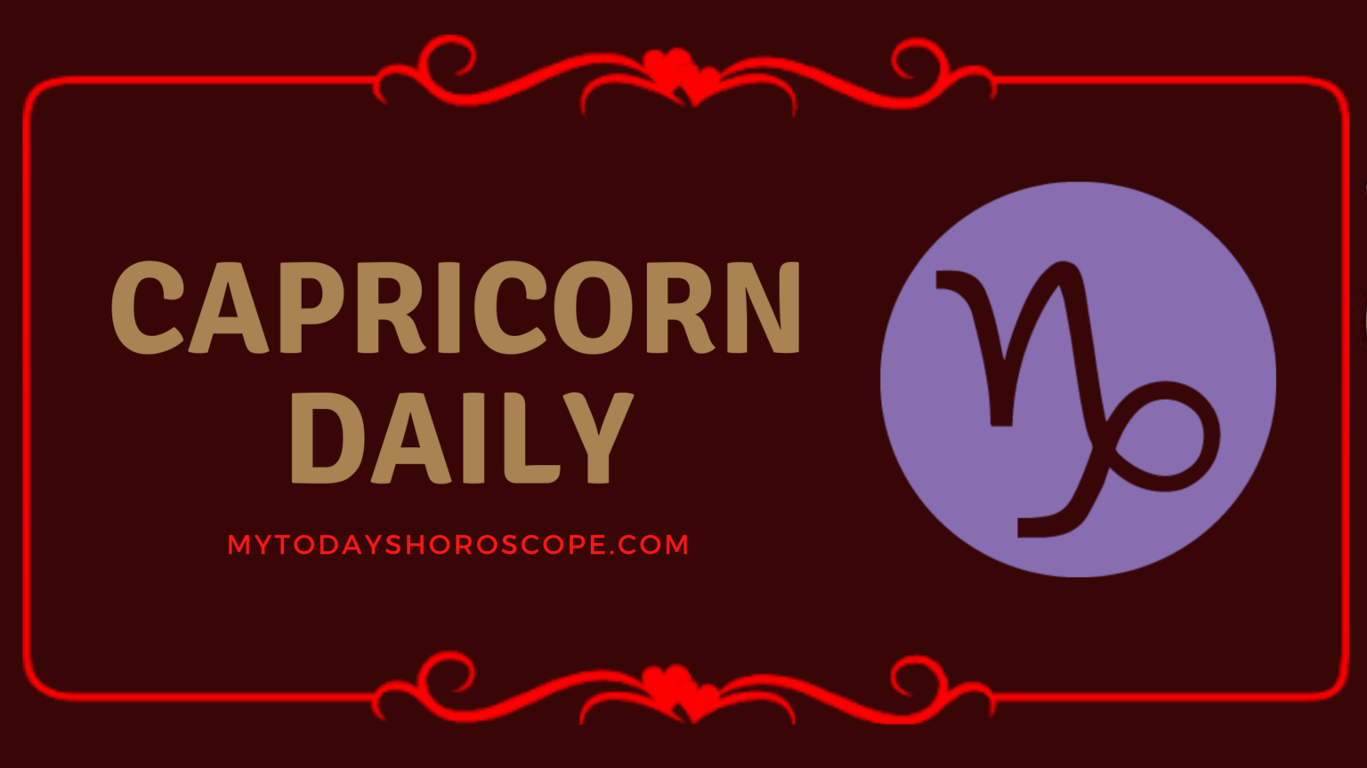 capricorn daily love horoscope