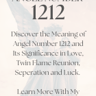 1212 angel number meaning