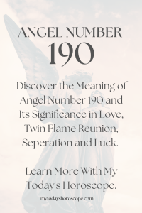 190 angel number meaning