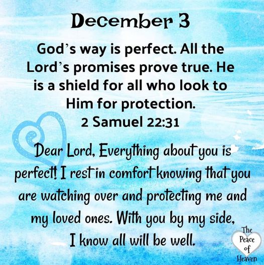 December 3 - Bible Verse of the Day 