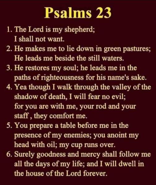 Psalm 23 NIV - A psalm of David Bible Gateway