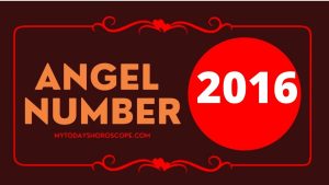 Angel Number 2016