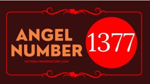 Angel Number 1377