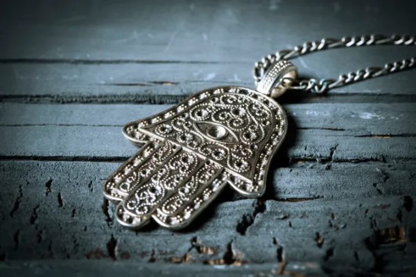 This amulet is also known as the Hamsa hand and attracts good luck.