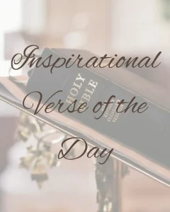 Inspirational Verse of the Day