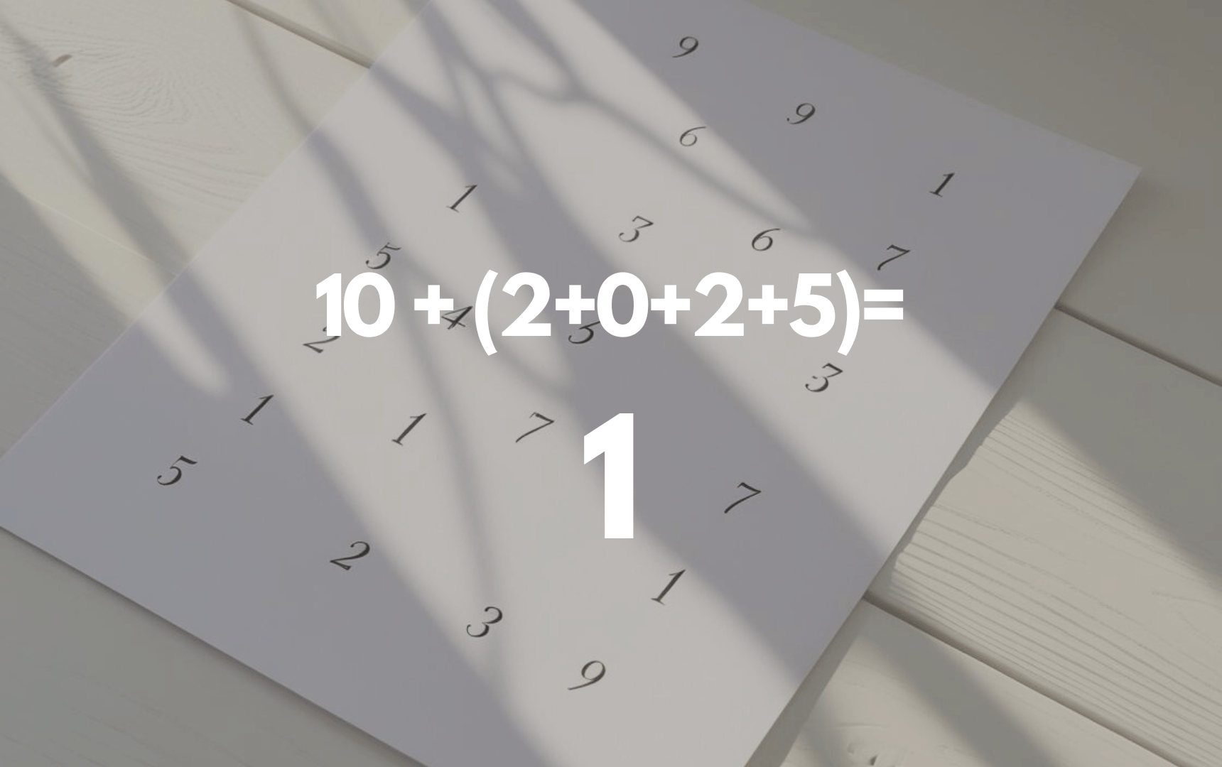 Numerology for October 2025: The Number 1