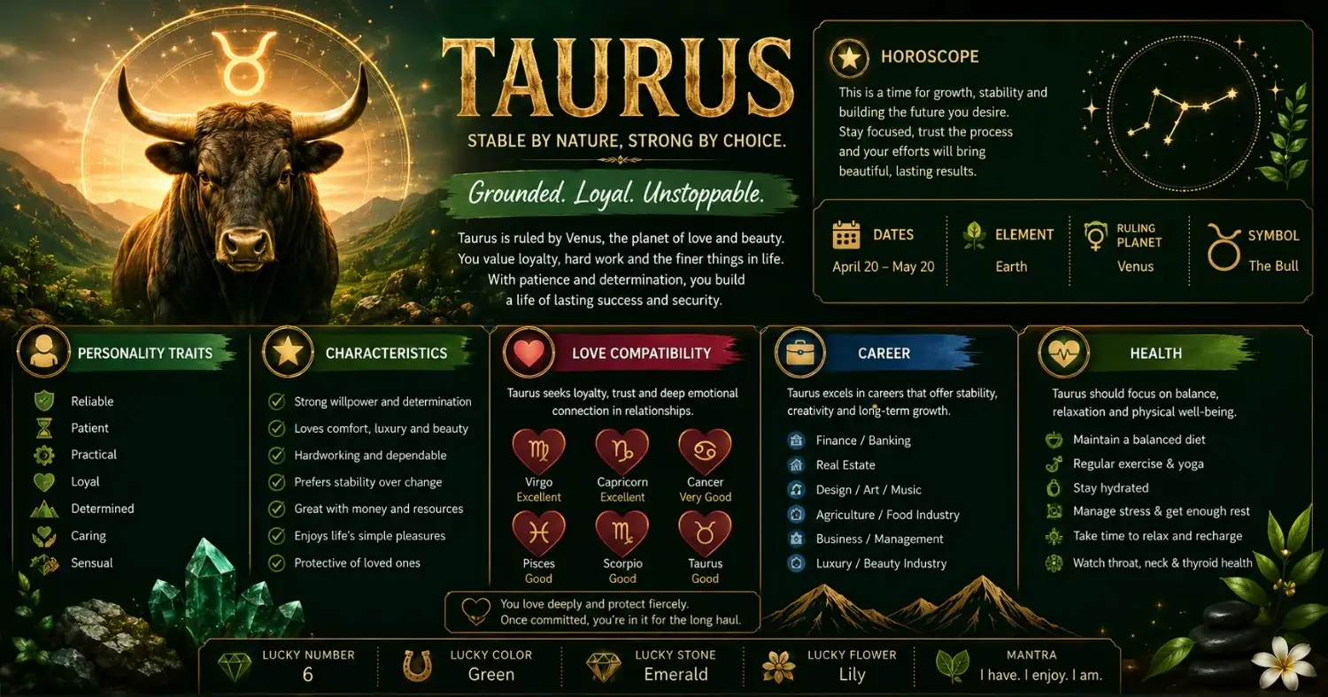 May 13 Zodiac Sign (Taurus) Birthday Horoscope