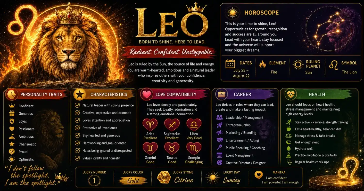 July 28 Zodiac Sign (Leo) Birthday Horoscope