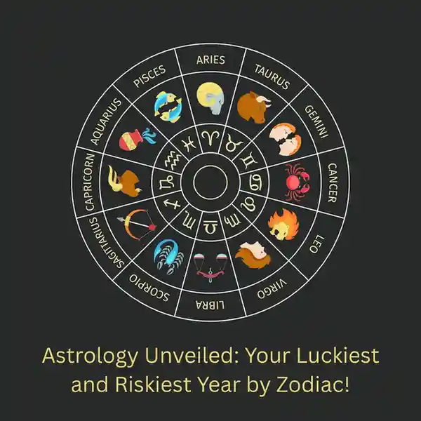 Astrology Unveiled: Your Luckiest and Riskiest Year by Zodiac