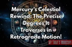 Mercury's Celestial Rewind: The Precise Degrees It Traverses in Retrograde Motion