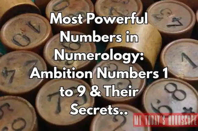Most Powerful Numbers in Numerology: Ambition Numbers 1 to 9 & Their Secrets