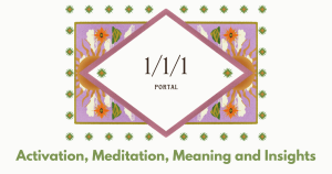 Energy Portal 1/1/1: Activation, Meditation, Meaning and Insights