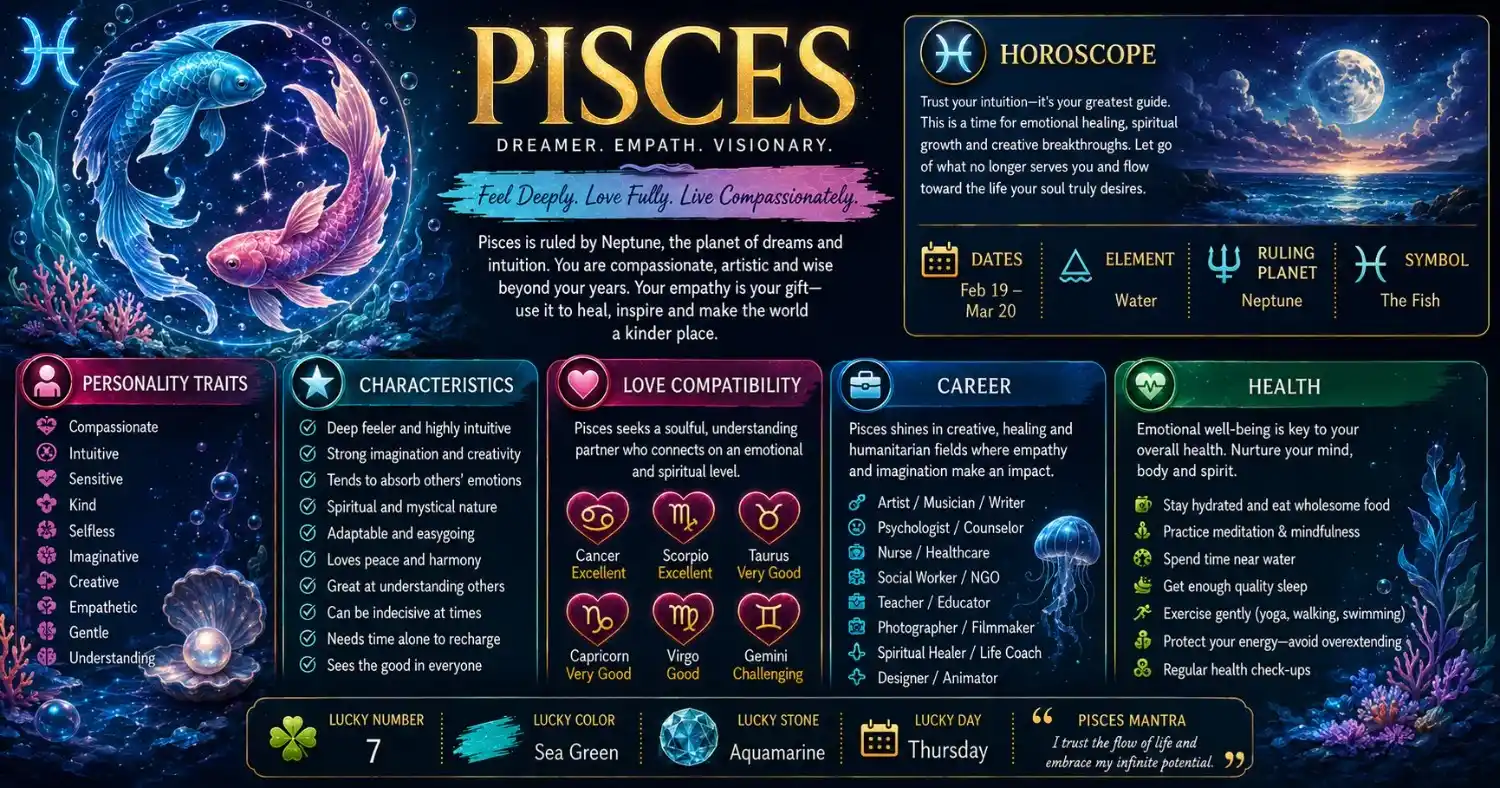 February 28 Zodiac Sign (Pisces) Birthday Horoscope
