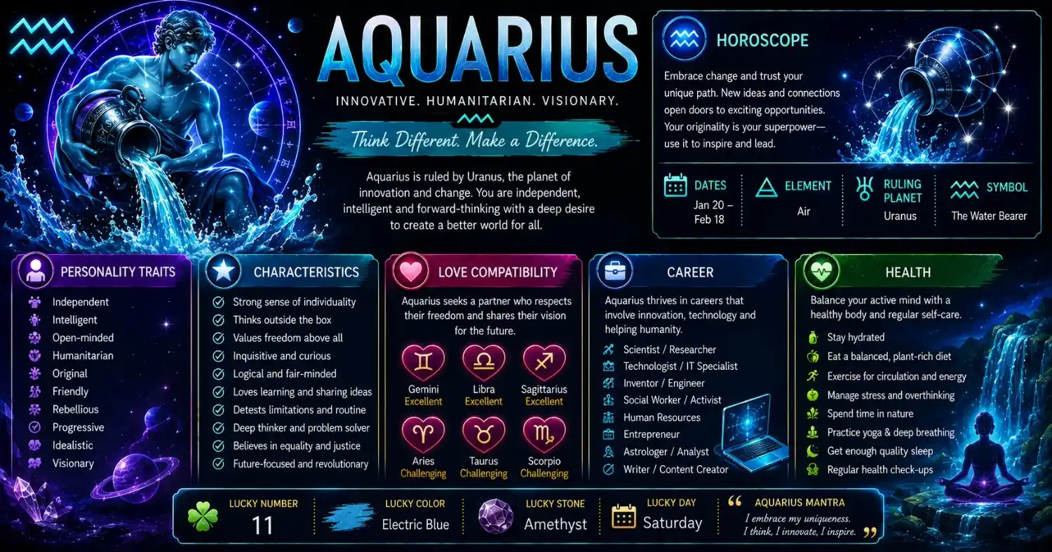 February 3 Zodiac Sign (Aquarius) Birthday Horoscope