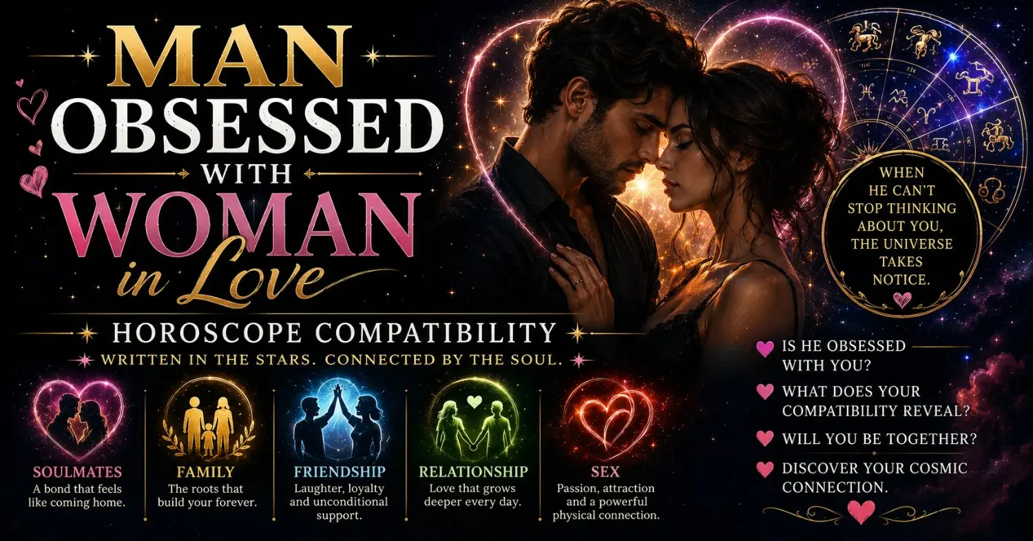 Man Obsessed With Woman in Zodiac Love Compatibility