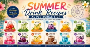 Summer Drink Recipes As Per Zodiac Sign