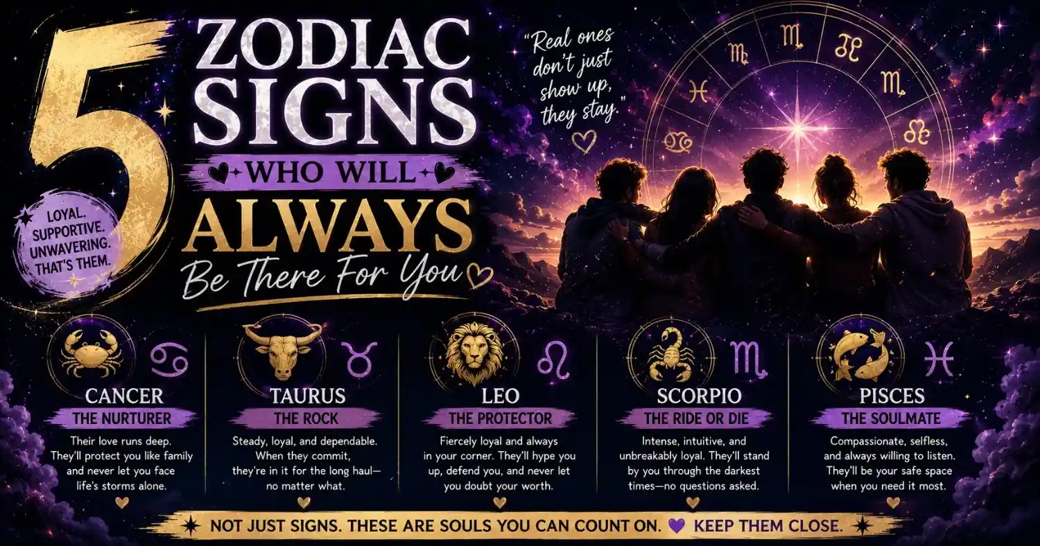 5 Zodiac Signs Who Will Always Be There for You