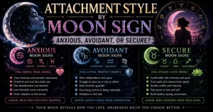 Attachment Style by Moon Sign — Anxious, Avoidant, or Secure?