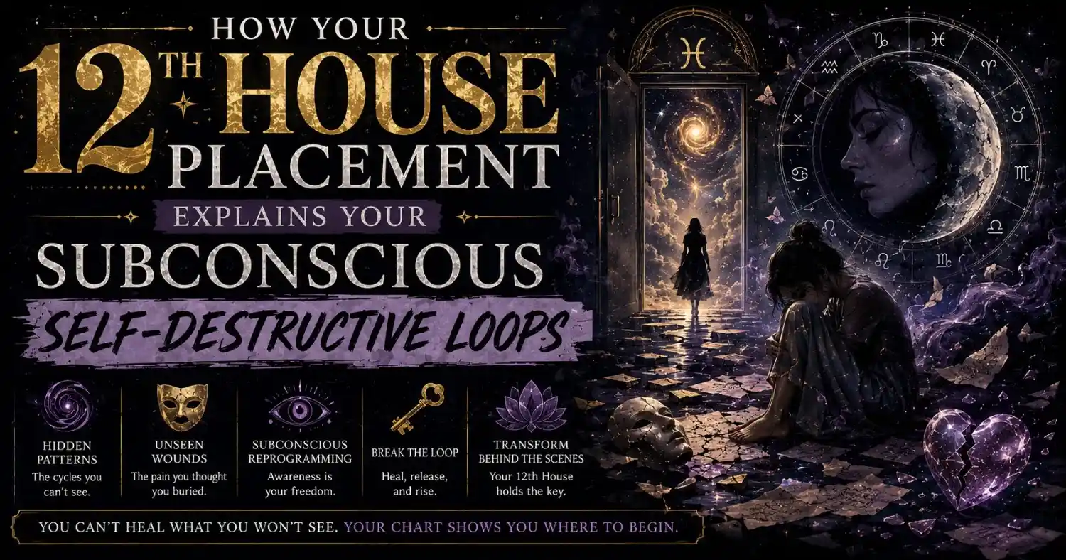 How Your 12th House Placement Explains Your Subconscious Self-Destructive Loops