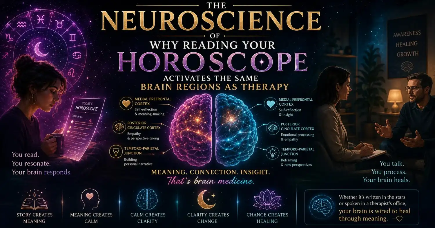 The Neuroscience of Why Reading Your Horoscope Activates the Same Brain Regions as Therapy