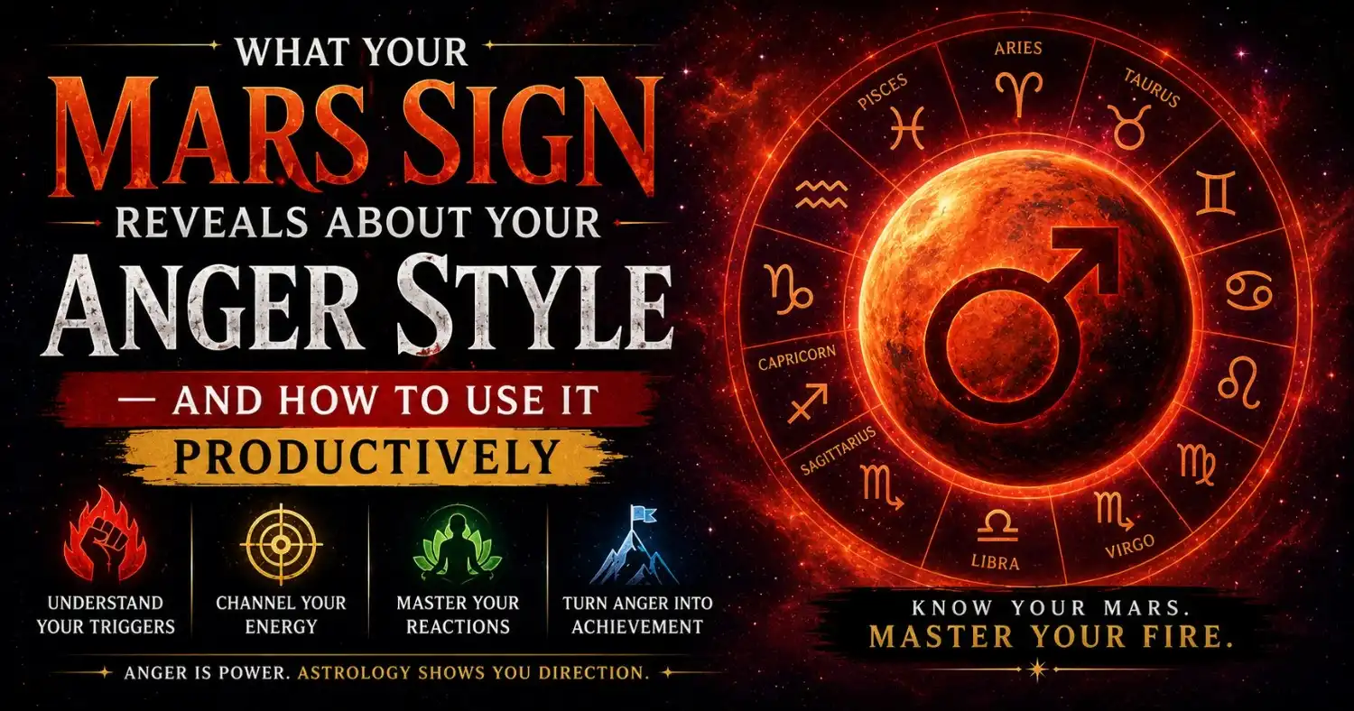 What Your Mars Sign Reveals About Your Anger Style — And How to Use It Productively