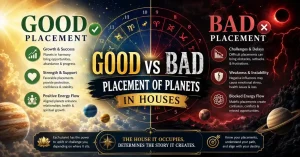 Good vs Bad Placement of Planets in Houses