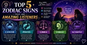 Top 5 Zodiac Signs That Are Amazing Listeners