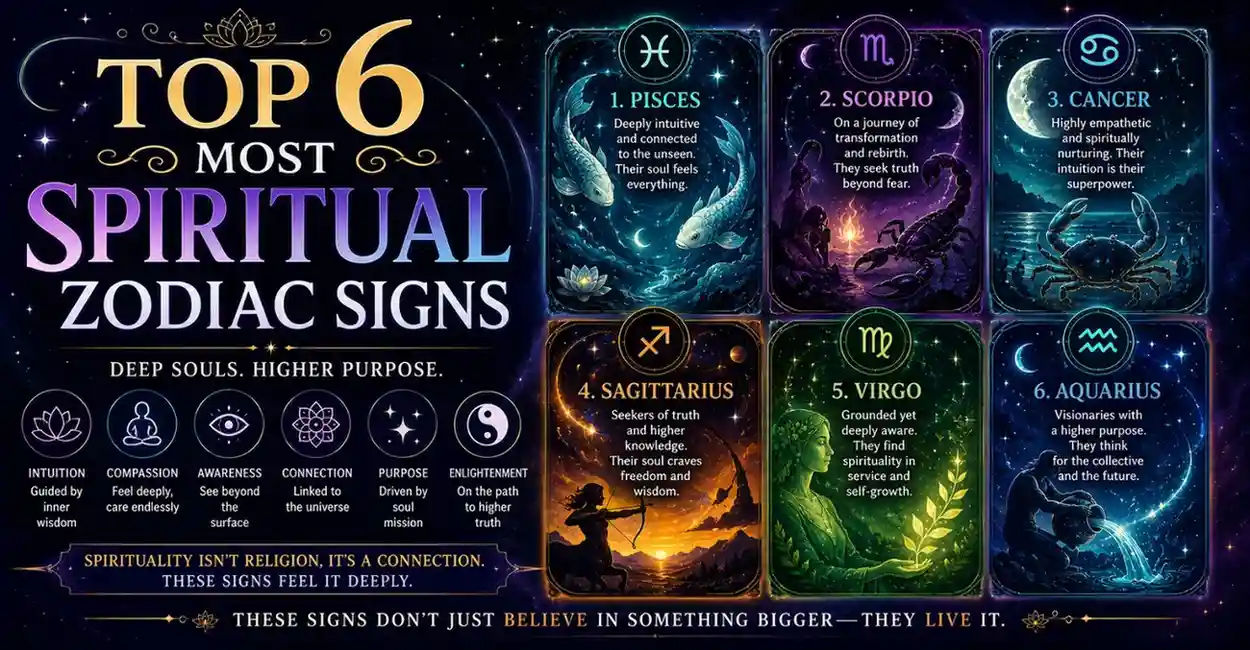 Top 6 Most Spiritual Zodiac Signs