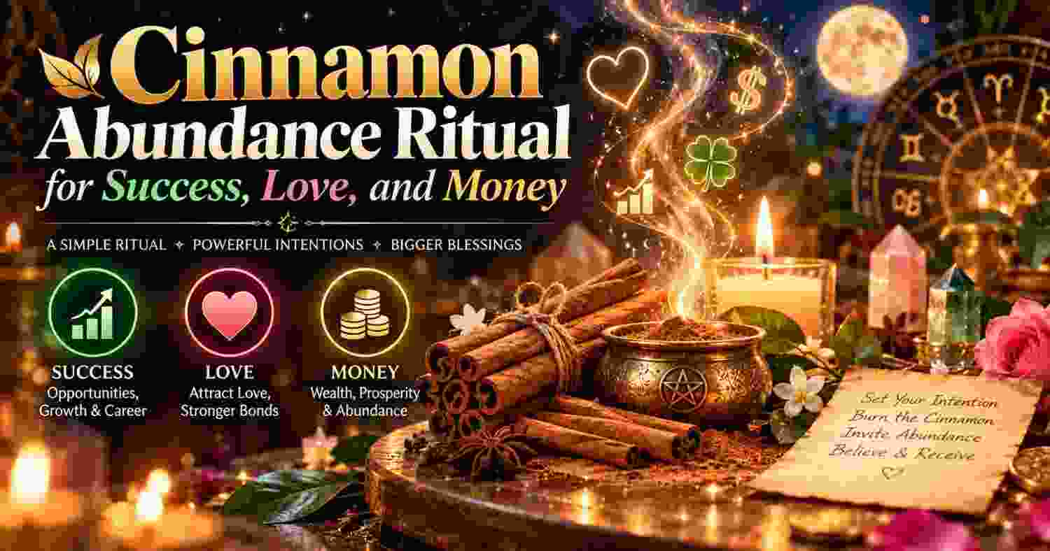 Cinnamon Abundance Ritual for Success, Love, and Money