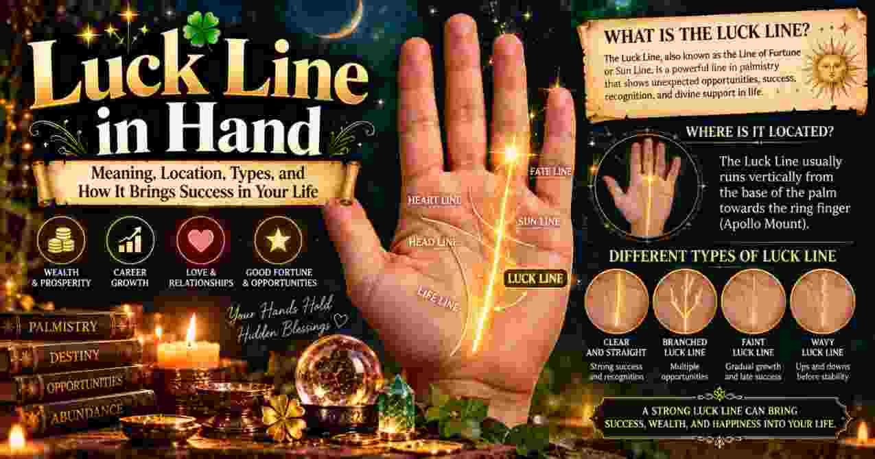Luck Line in Hand: A Complete Guide to Bhagyashali Hast Rekha